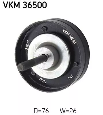 Deflection/Guide Pulley, V-ribbed belt