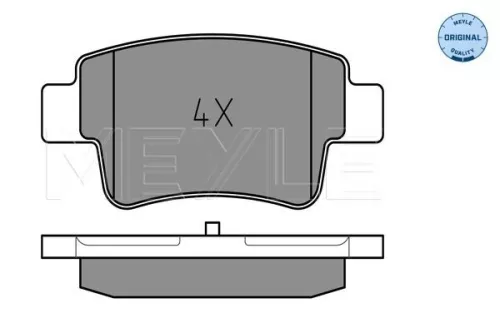 MEYLE Brake Pad Set, disc brake (0252434917/W)