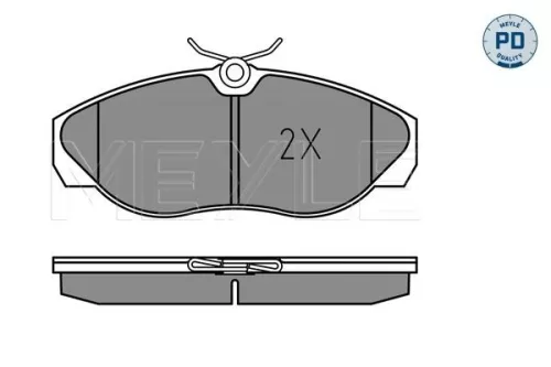 MEYLE Brake Pad Set, disc brake (0252179719/PD)