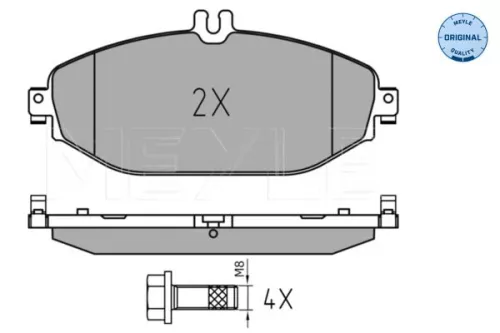 MEYLE Brake Pad Set, disc brake (0252207619)