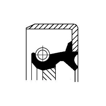 CORTECO Shaft Seal, differential (19034976B)