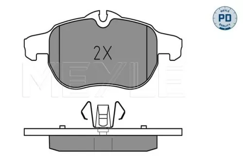 MEYLE Brake Pad Set, disc brake (0252340220/PD)