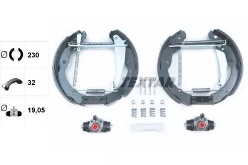 TEXTAR Brake Shoe Set (84052400)