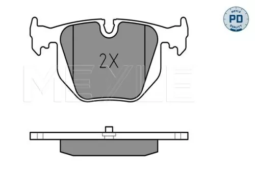 MEYLE Brake Pad Set, disc brake (0252148717/PD)