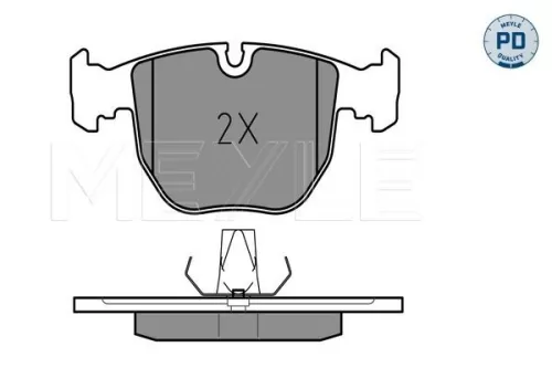 MEYLE Brake Pad Set, disc brake (0252148619/PD)