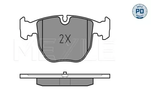MEYLE Brake Pad Set, disc brake (0252148619/PD)