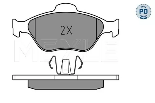 MEYLE Brake Pad Set, disc brake (0252360418/PD)