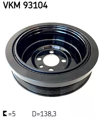 SKF Belt Pulley, crankshaft (VKM93104)