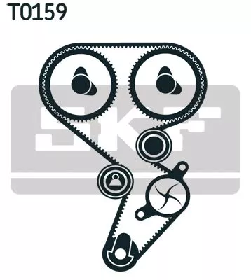 SKF Water Pump & Timing Belt Kit (VKMC06021)