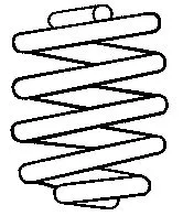 SACHS Suspension Spring (997 154)