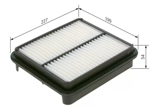 BOSCH Air Filter (1457433956)