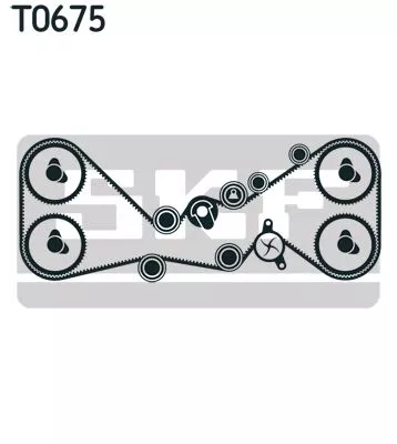 SKF Water Pump & Timing Belt Kit (VKMC98114)