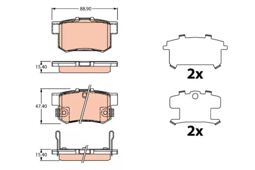 Brake Pad Set, disc brake