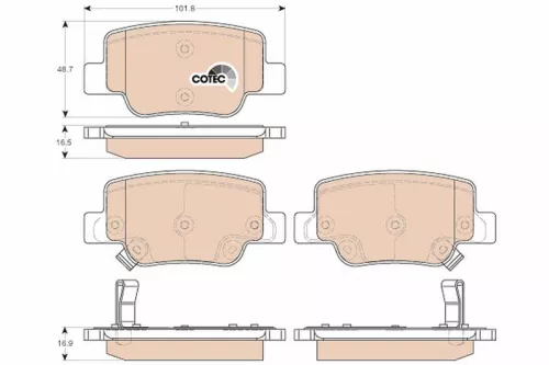 Brake Pad Set, disc brake
