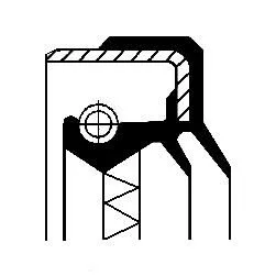 CORTECO Shaft Seal, differential (01034113B)