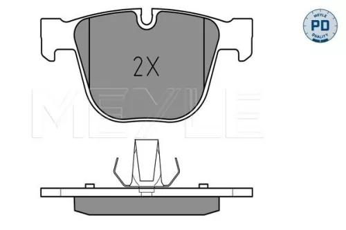 MEYLE Brake Pad Set, disc brake (0252373017/PD)