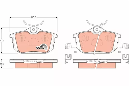 Brake Pad Set, disc brake