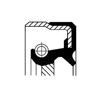 CORTECO Shaft Seal, automatic transmission (01030363B)