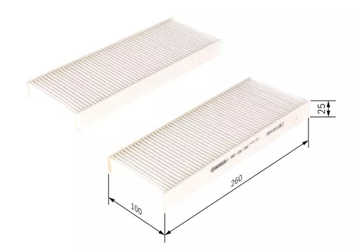 BOSCH Filter, cabin air (1987432194)