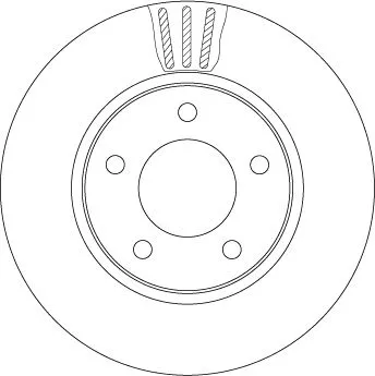 TRW Brake Disc (DF4550)