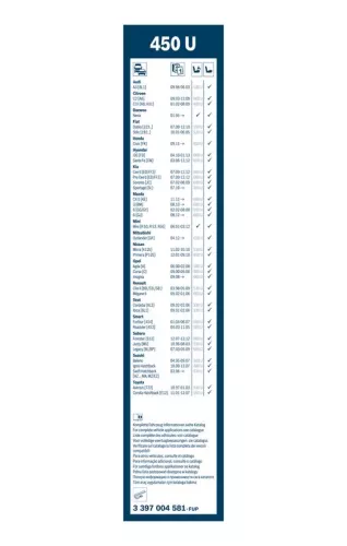 BOSCH Wiper Blade (3397004581)