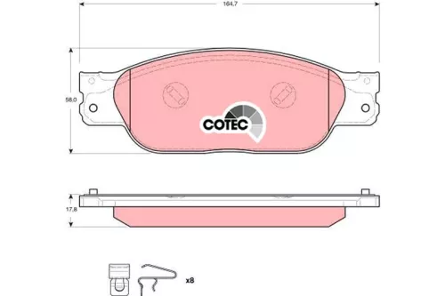 Brake Pad Set, disc brake