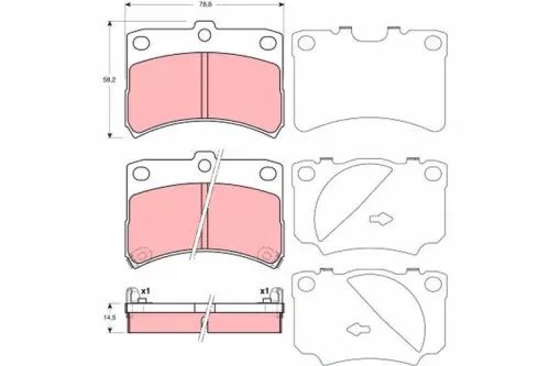 Brake Pad Set, disc brake