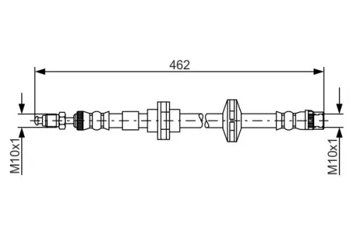 BOSCH Brake Hose (1987481565)