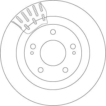 TRW Brake Disc (DF7276)