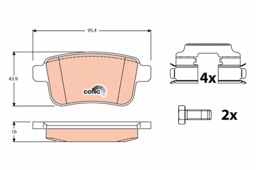 Brake Pad Set, disc brake