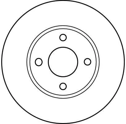 TRW Brake Disc (DF4019)
