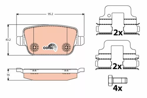 Brake Pad Set, disc brake