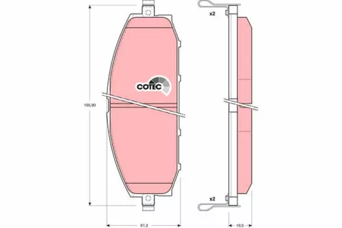 Brake Pad Set, disc brake