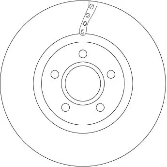 TRW Brake Disc (DF6653)