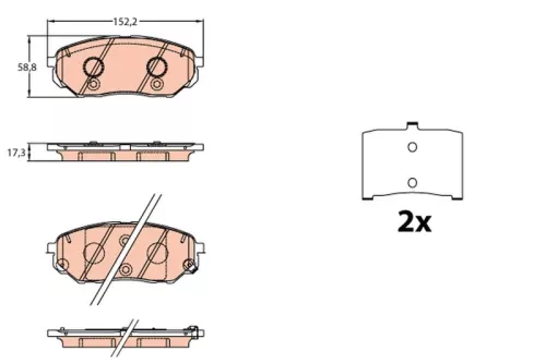 Brake Pad Set, disc brake