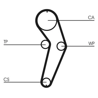 CONTINENTAL CTAM Water Pump & Timing Belt Kit (CT988WP3)