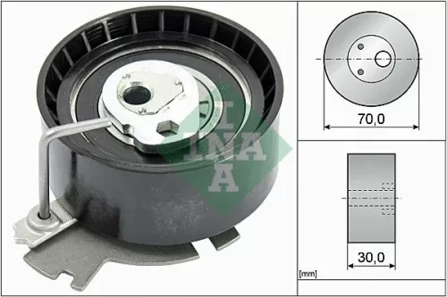Schaeffler INA Tensioner Pulley, timing belt (531063210)