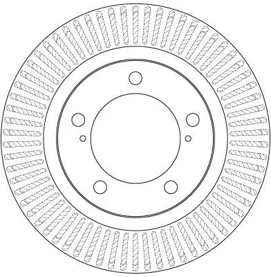 TRW Brake Disc (DF6239S)