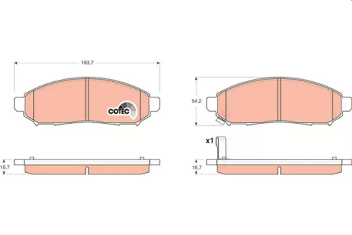 Brake Pad Set, disc brake