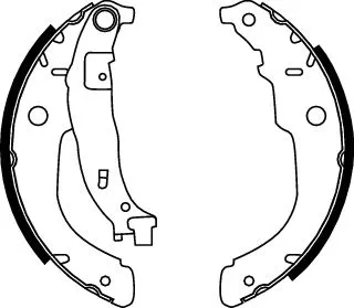 TRW Brake Shoe Set (GS8731)