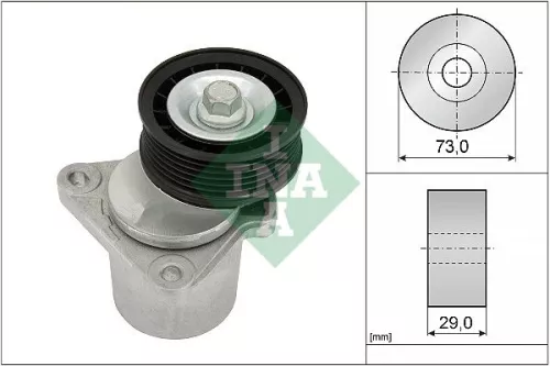 Belt Tensioner, V-ribbed belt