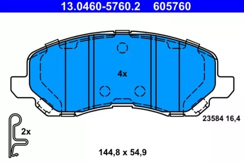 Brake Pad Set, disc brake