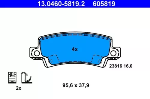 Brake Pad Set, disc brake