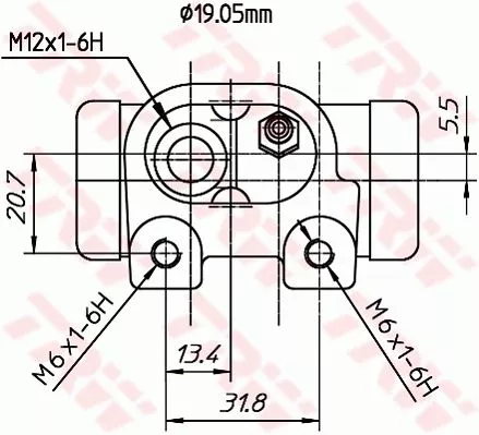 TRW Wheel Brake Cylinder (BWD307T)