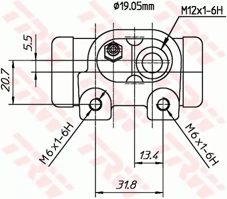 TRW Wheel Brake Cylinder (BWD307T)