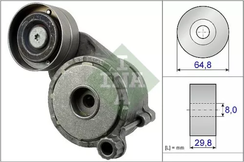 Belt Tensioner, V-ribbed belt