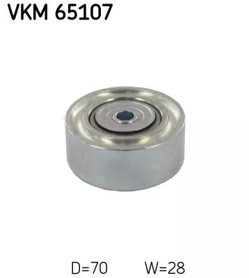 Deflection/Guide Pulley, V-ribbed belt