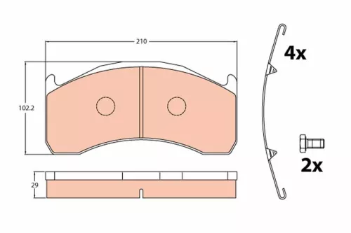 Brake Pad Set, disc brake