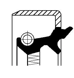 CORTECO Shaft Seal, differential (19017586B)