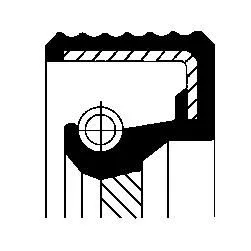 CORTECO Shaft Seal, crankshaft (15025578B)
